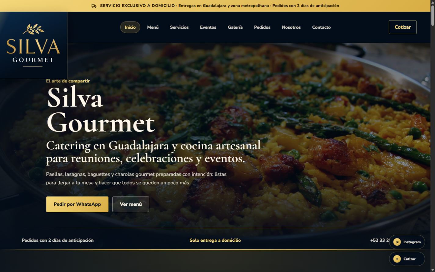 Silva Gourmet — editorial brand commerce site by Luciano Olguin